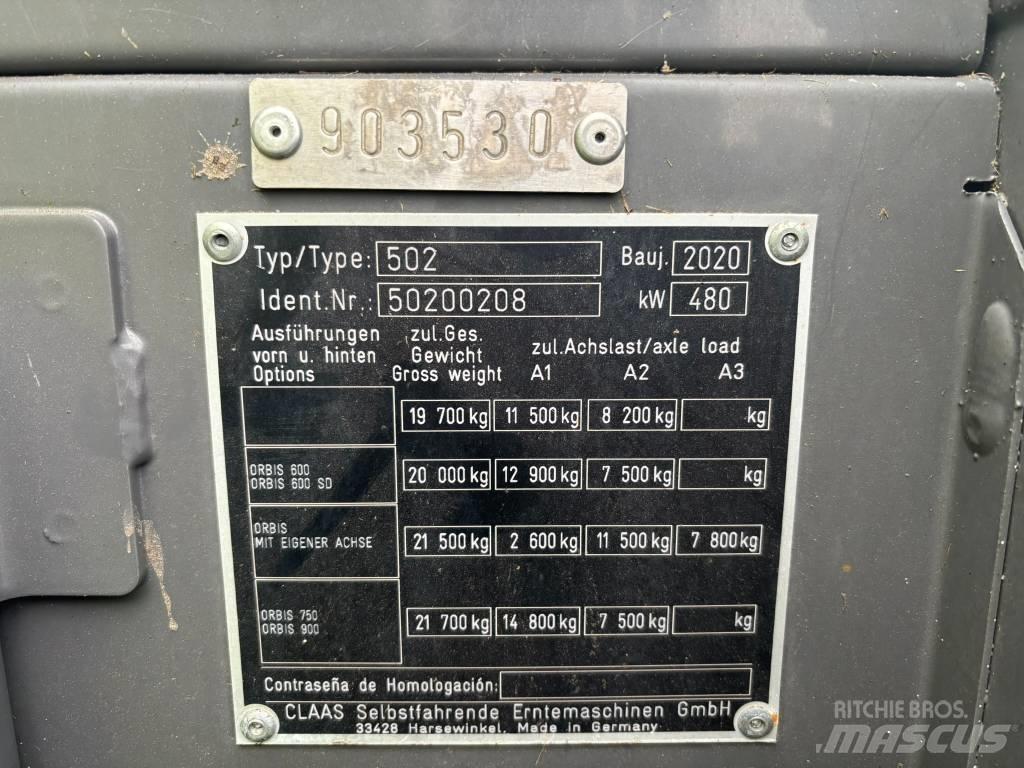 CLAAS Jaguar 960 4WD Pašarų ruošimo technika