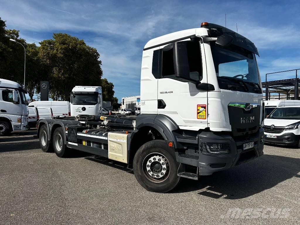 MAN TGS 26.430 Sunkvežimiai su keliamuoju kabliu