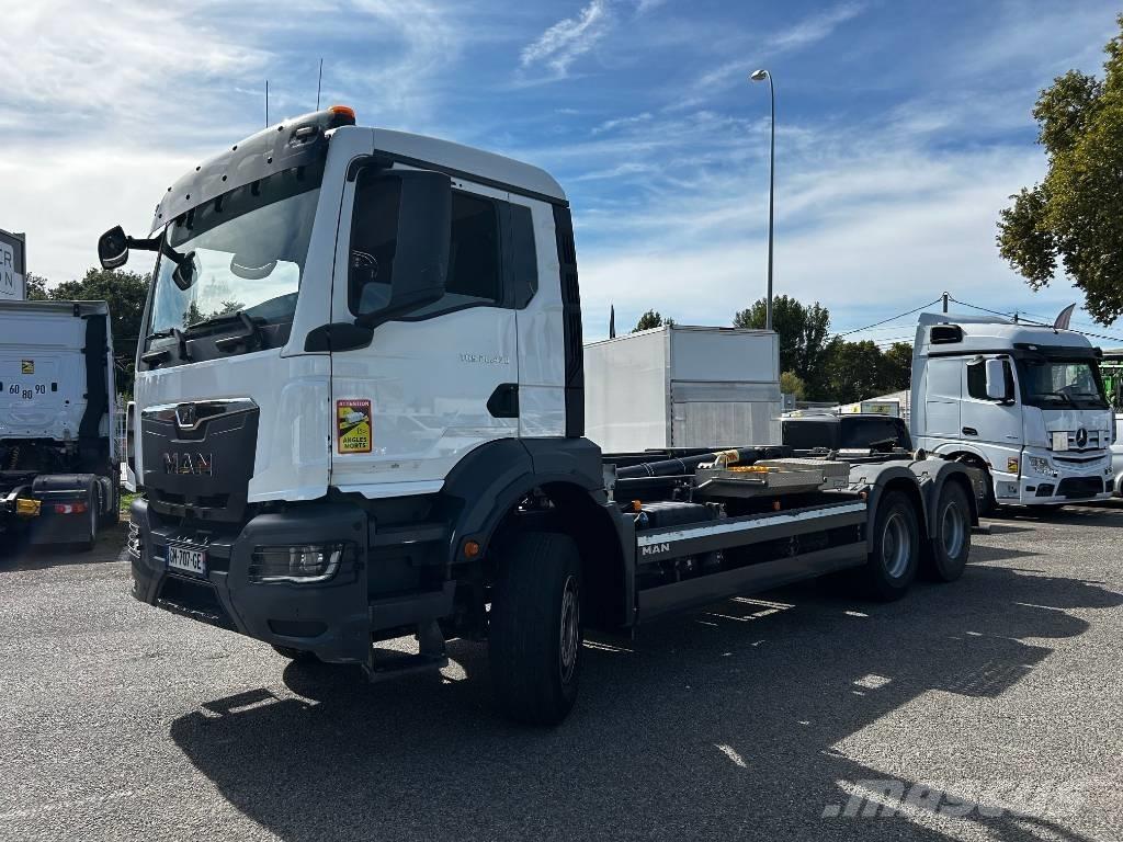 MAN TGS 26.430 Sunkvežimiai su keliamuoju kabliu