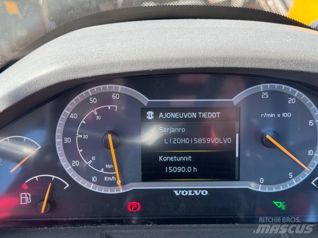 Volvo L 120 H Naudoti ratiniai krautuvai