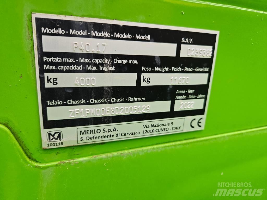 Merlo P 40.17 Teleskopiniai krautuvai