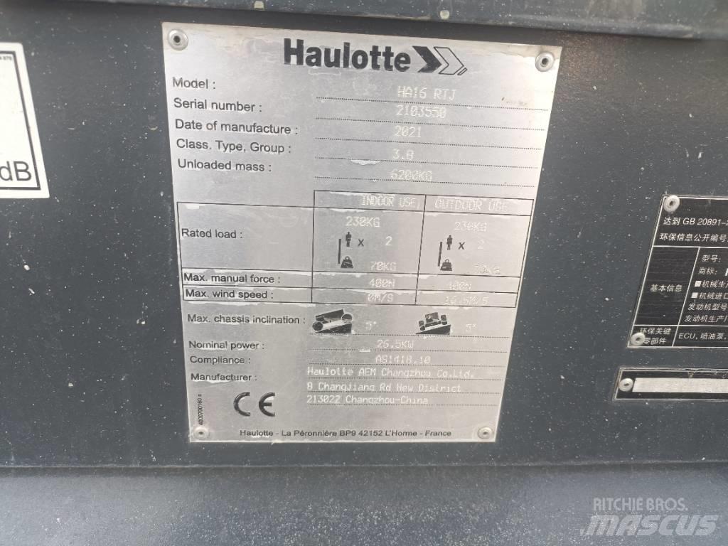 Haulotte HA16RTJ Alkūniniai keltuvai
