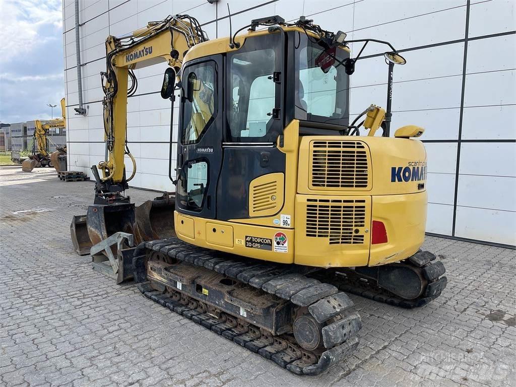 Komatsu PC88MR-10 Ratiniai ekskavatoriai