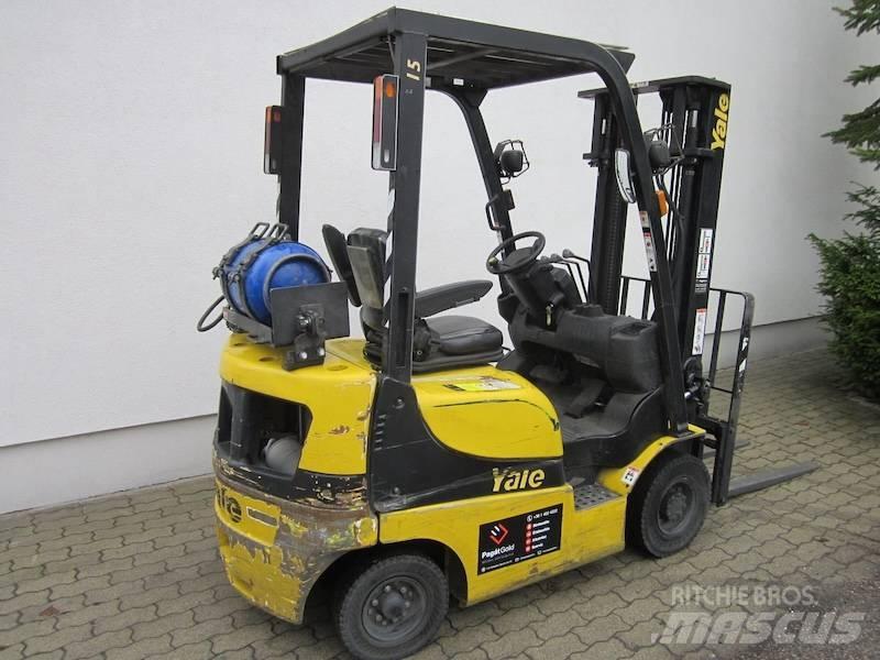 Yale GLP15MX LPG (dujiniai) krautuvai