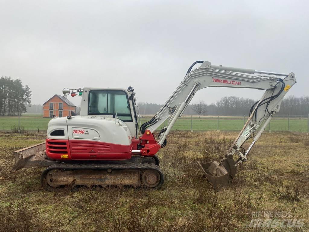 Takeuchi TB 290 Vidutinės galios ekskavatoriai 7-12 t
