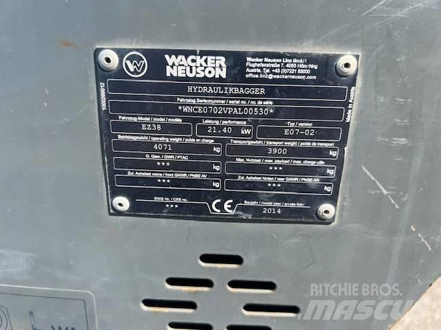 Wacker Neuson EZ 38 Vikšriniai ekskavatoriai
