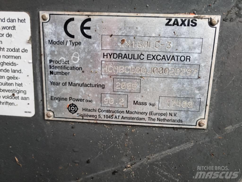 Hitachi ZX 160 Vikšriniai ekskavatoriai