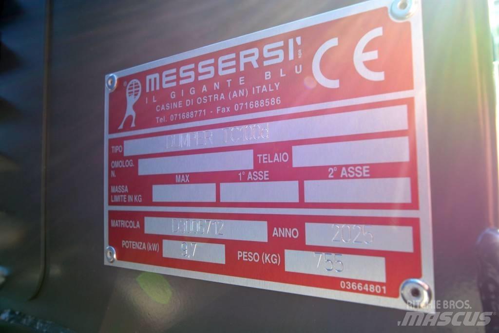 Messersi TC 100 d Statybiniai savivarčiai sunkvežimiai