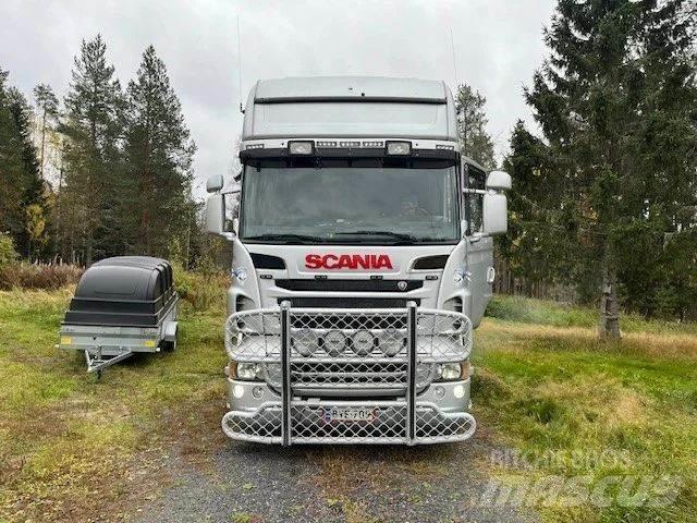 Scania R 560 6*2 Platformos/ Pakrovimas iš šono