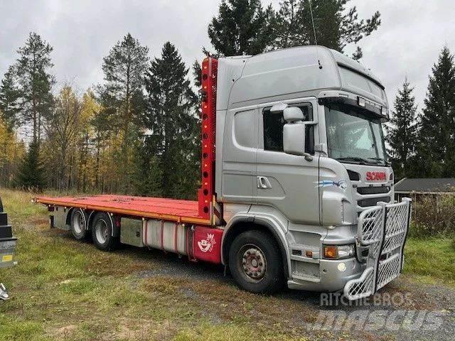 Scania R 560 6*2 Platformos/ Pakrovimas iš šono