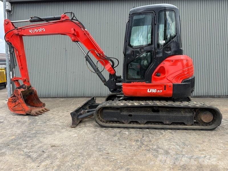 Kubota U50-3 Mini ekskavatoriai < 7 t