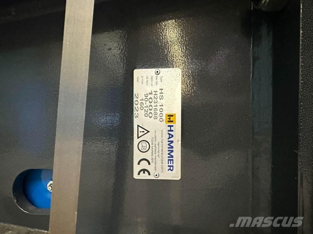 Hammer HS1000 Hidrauliniai kūjai / Trupintuvai