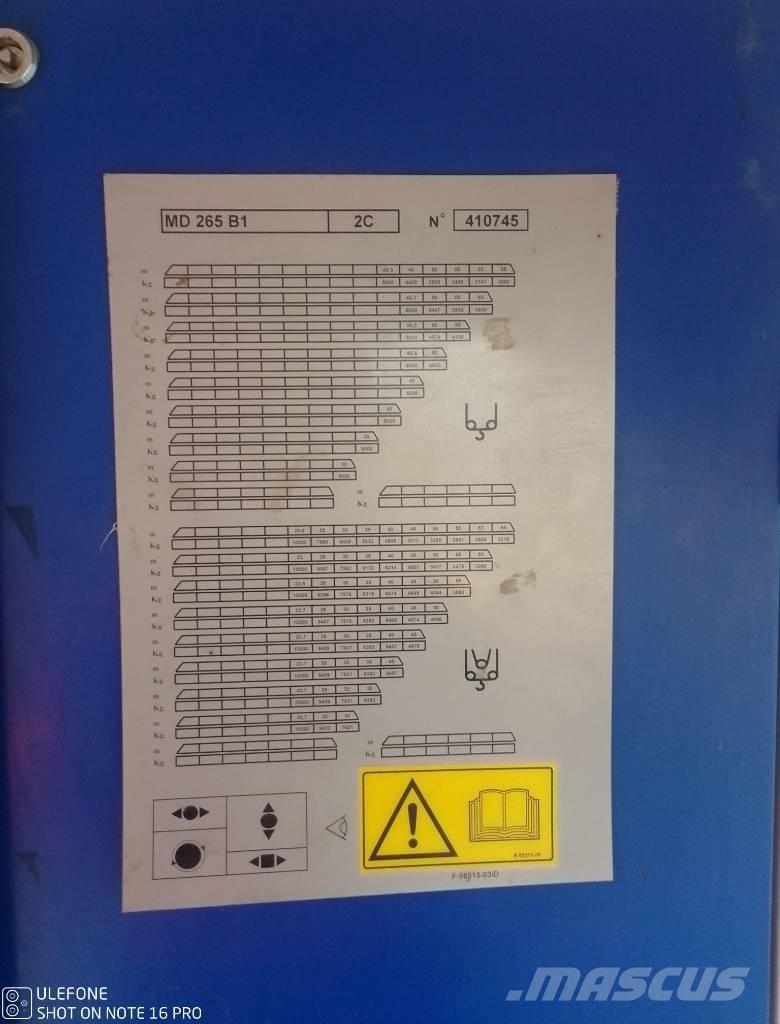 Potain MD265B1-J10 Bokštiniai kranai