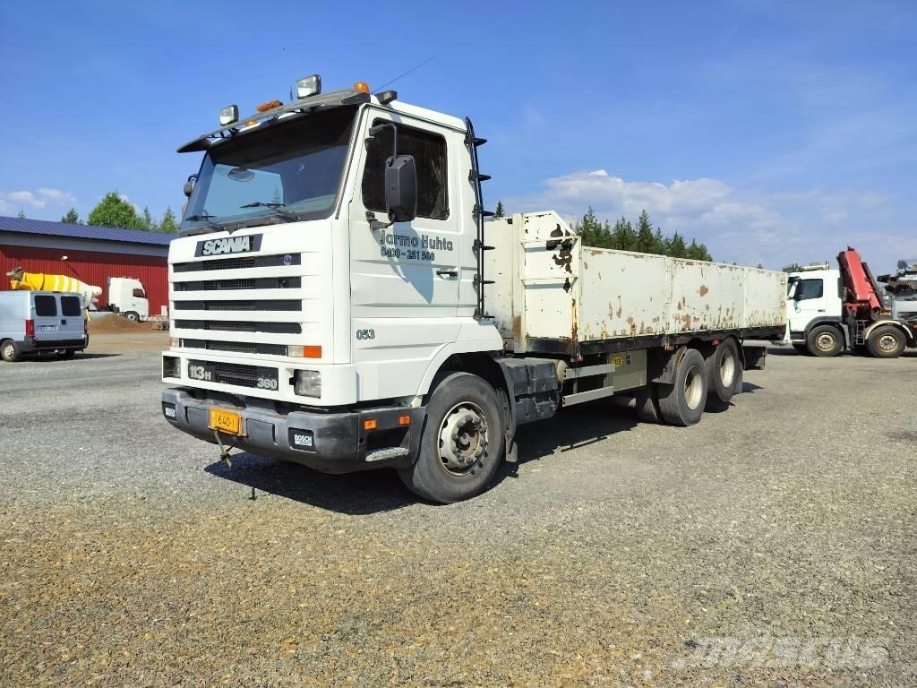 Scania 113 H 360 Platformos/ Pakrovimas iš šono