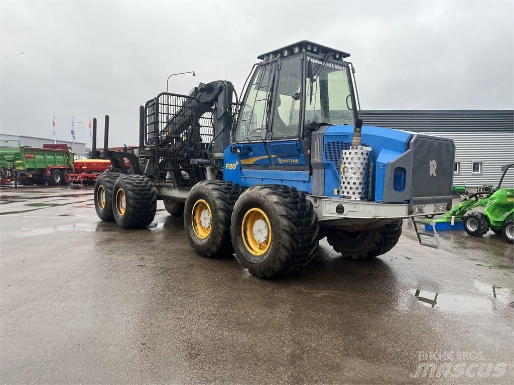 Rottne F20D Naudoti miškovežiai (Forvarderiai)