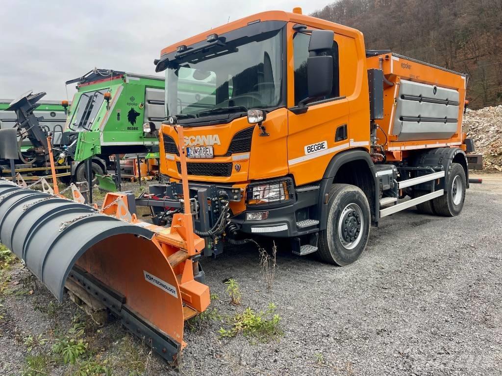Scania P 410 Smėlio ir druskos barstytuvai