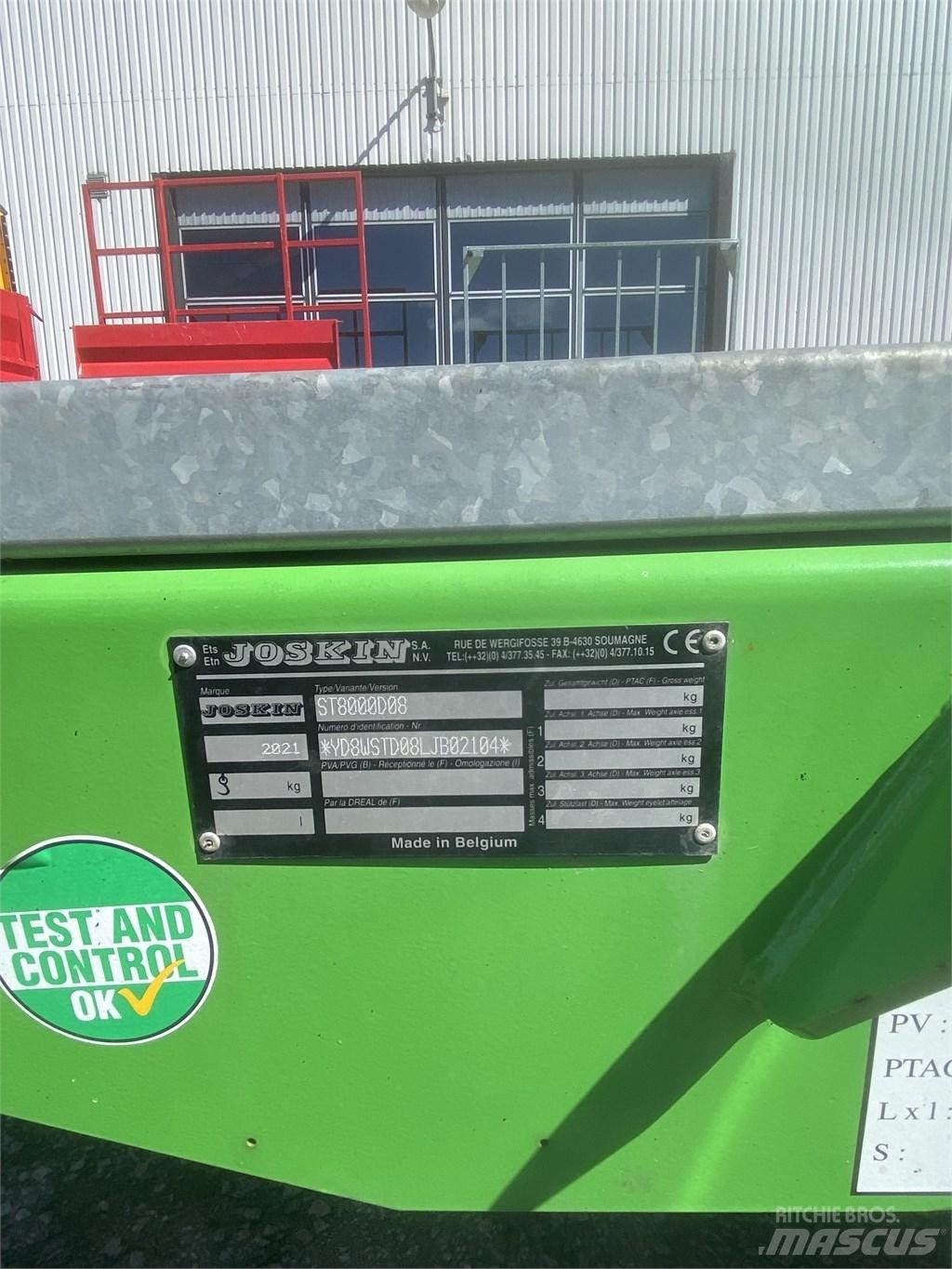 Joskin S80D11 Ryšulių priekabos