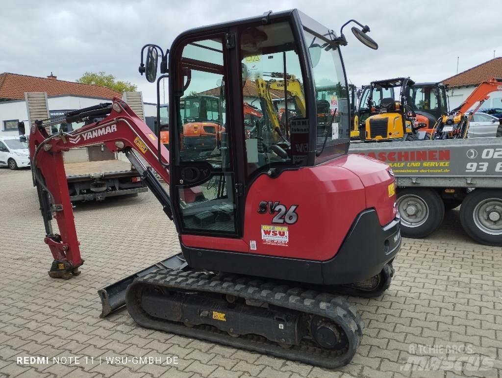 Yanmar SV 26 Mini ekskavatoriai < 7 t