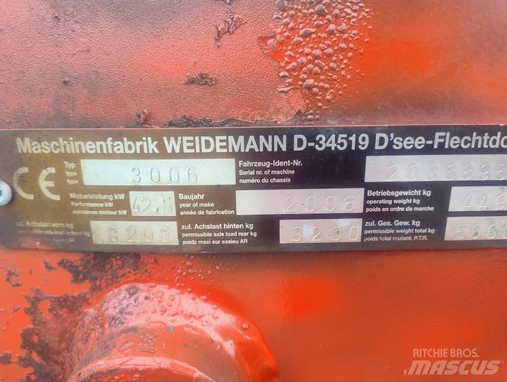 Weidemann 3006 Parts Naudoti ratiniai krautuvai