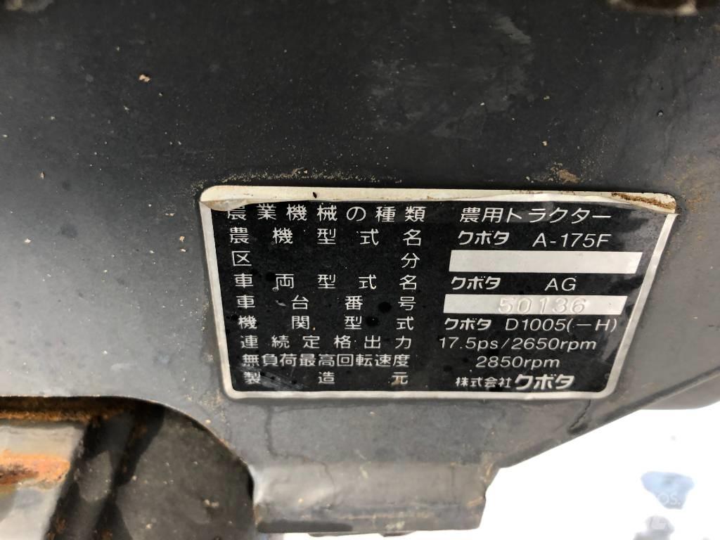 Kubota A-175 Traktoriai