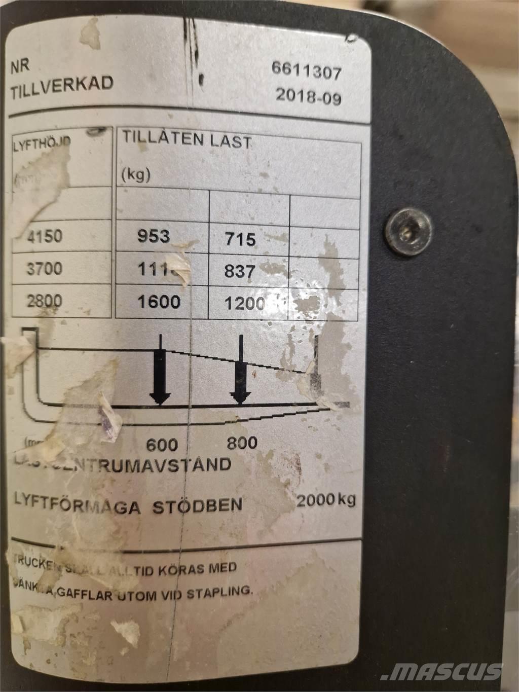 Toyota SPE160L Rankiniai vėžimėliai