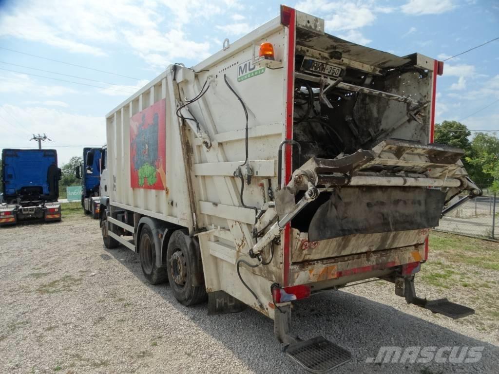 MAN 26.320 6x2-4 BL Šiukšliavežės