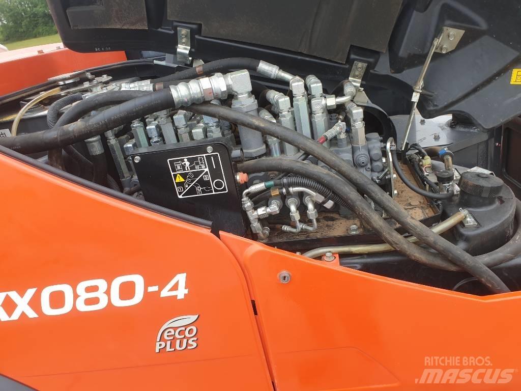 Kubota KX 080-4 Vidutinės galios ekskavatoriai 7-12 t