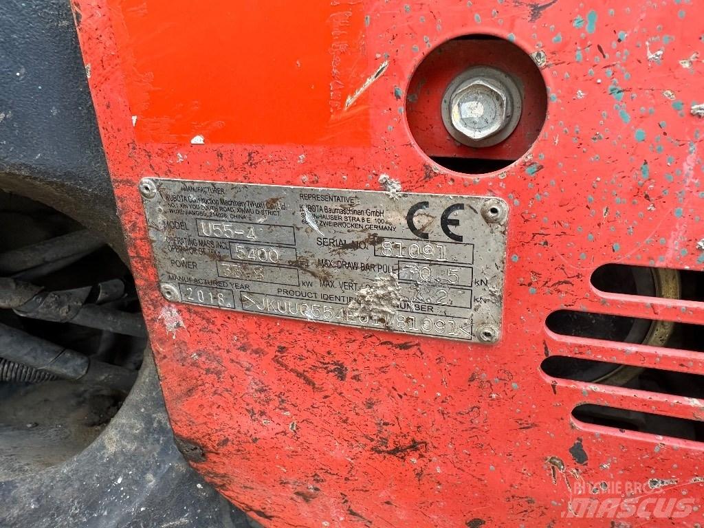 Kubota KX 055-4 Mini ekskavatoriai < 7 t