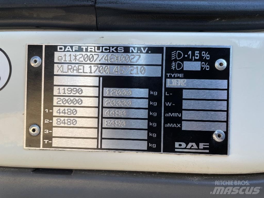 DAF LF220 Sunkvežimiai su dengtu kėbulu