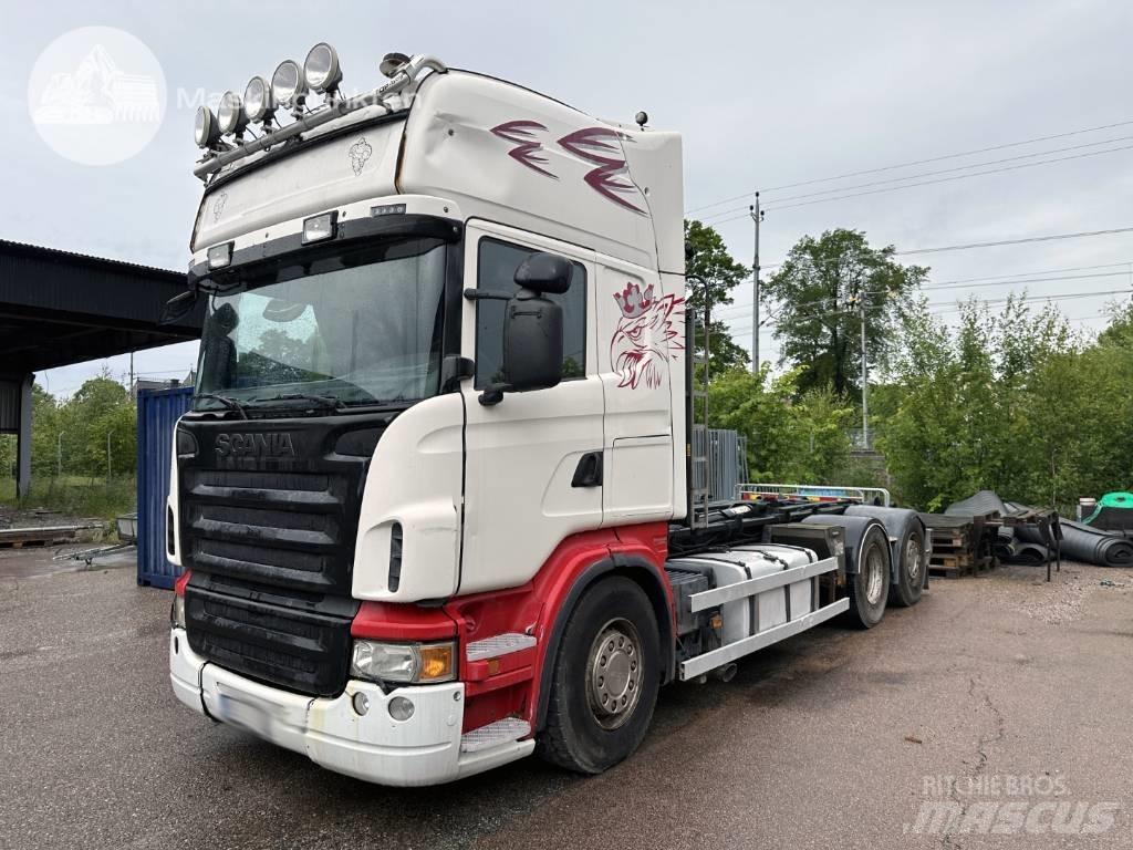 Scania R 480 LB Sunkvežimiai su keliamuoju kabliu