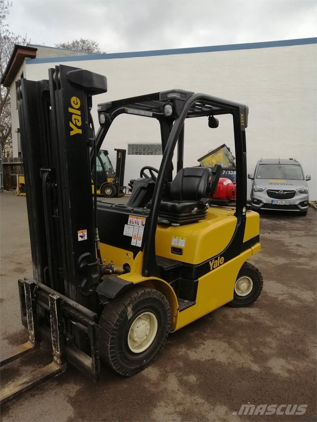 Yale GLP25VX-V LPG (dujiniai) krautuvai