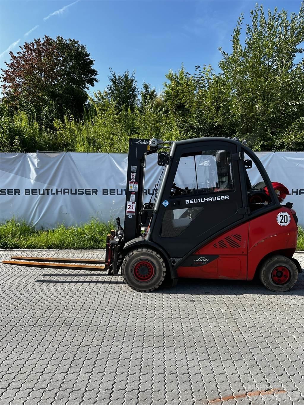 Linde H25T/600 LPG (dujiniai) krautuvai