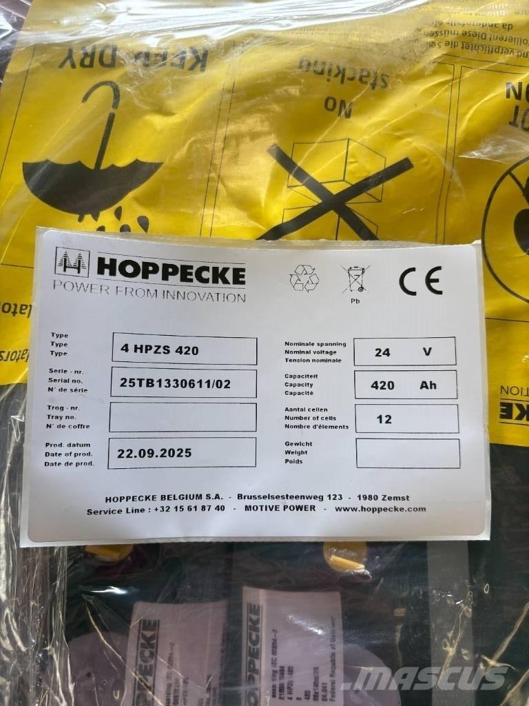 Hoppecke 4HPZS420 Baterijos