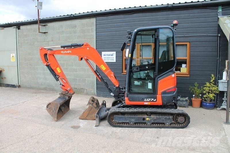 Kubota U 27-4 Mini ekskavatoriai < 7 t