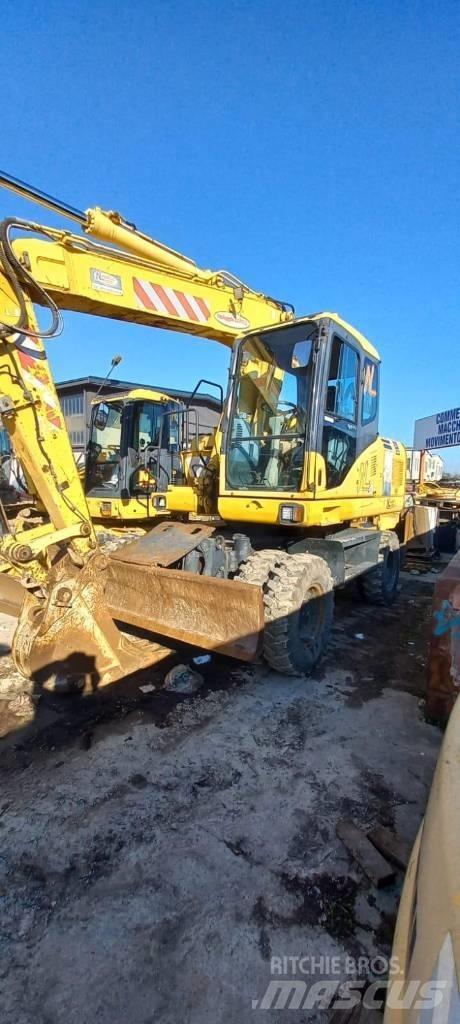 Komatsu PW 160-7 Ratiniai ekskavatoriai