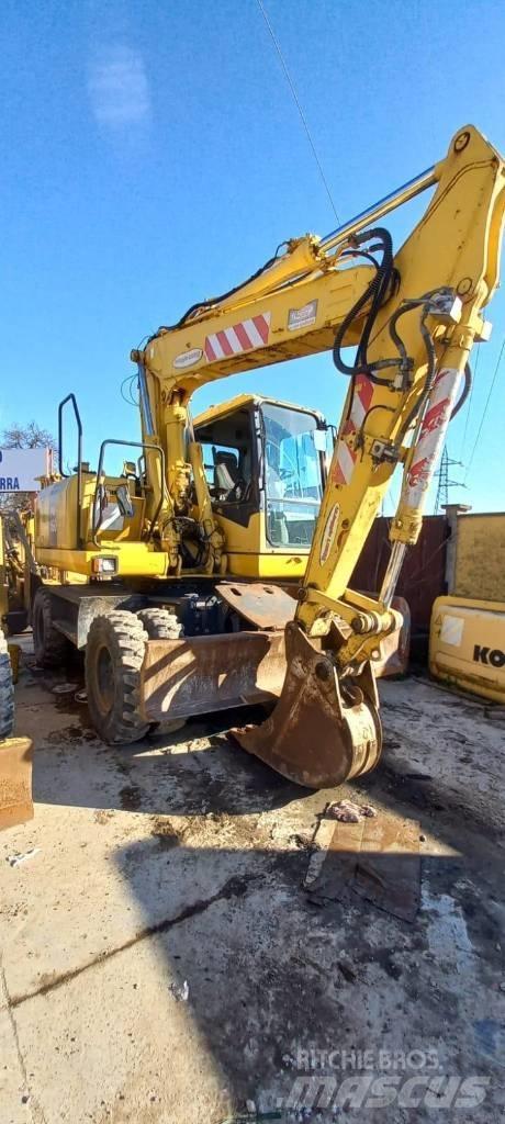 Komatsu PW 160-7 Ratiniai ekskavatoriai