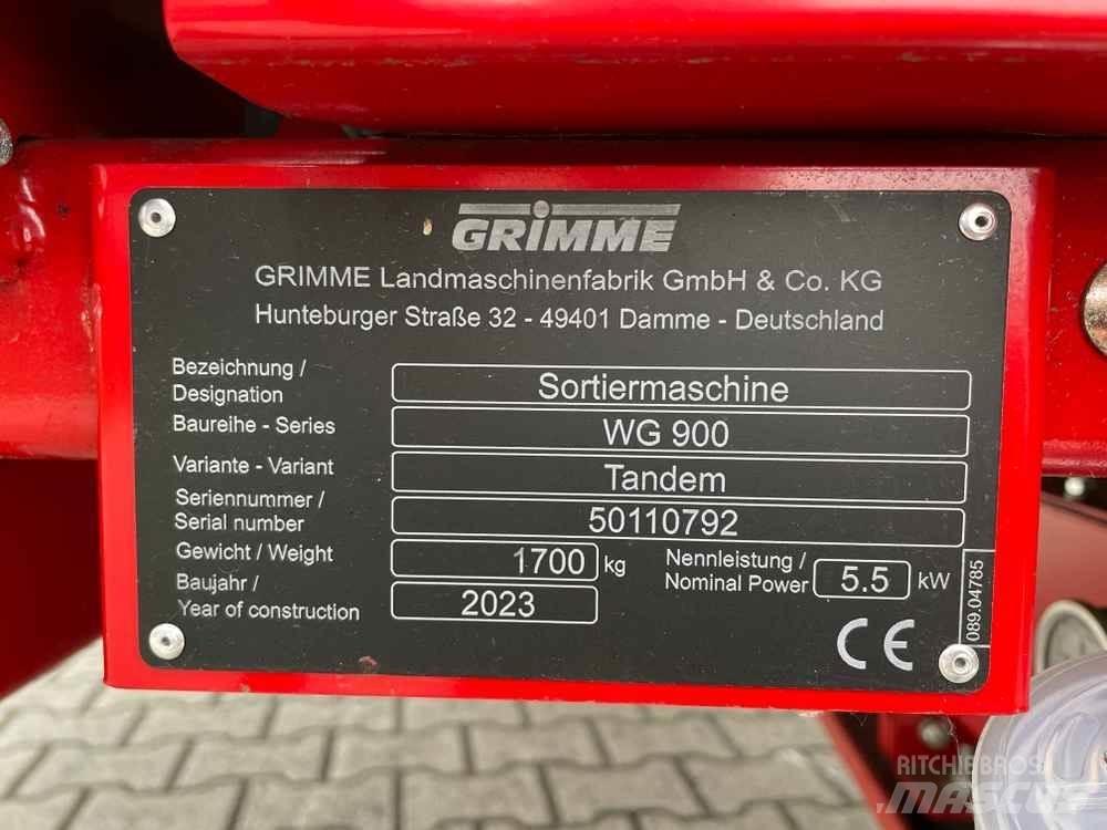 Grimme WG 900 Rūšiavimo įranga