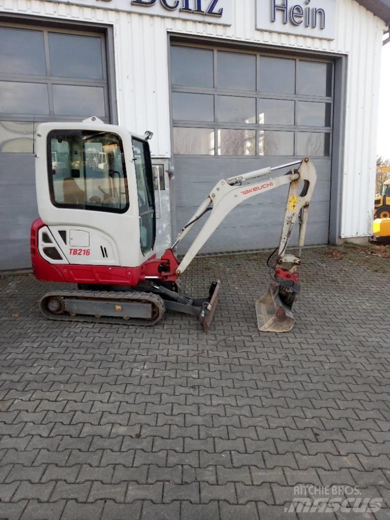 Takeuchi TB 216 Mini ekskavatoriai < 7 t