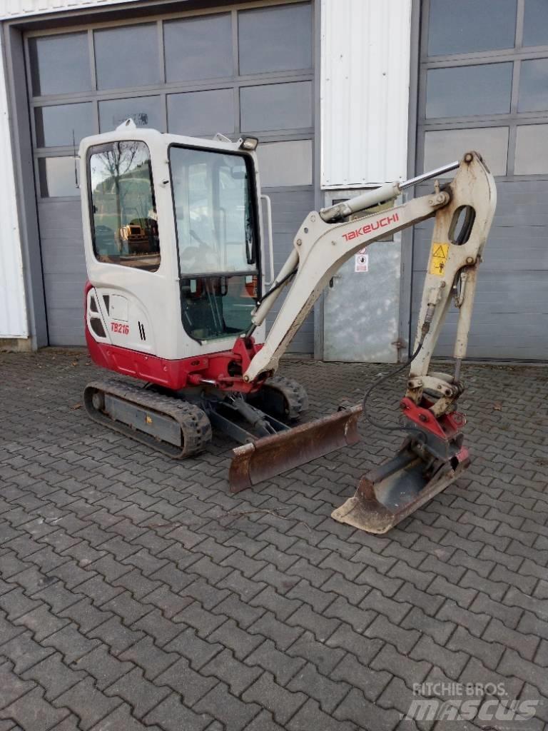 Takeuchi TB 216 Mini ekskavatoriai < 7 t