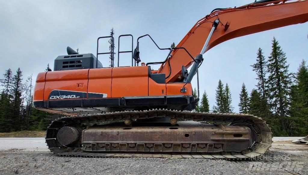 Doosan DX 340 LC Vikšriniai ekskavatoriai