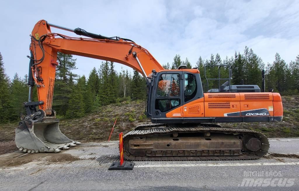 Doosan DX 340 LC Vikšriniai ekskavatoriai