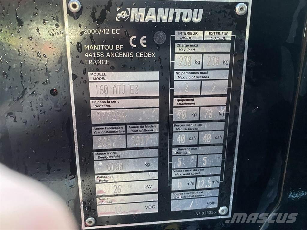 Manitou 160ATJ RC Alkūniniai keltuvai