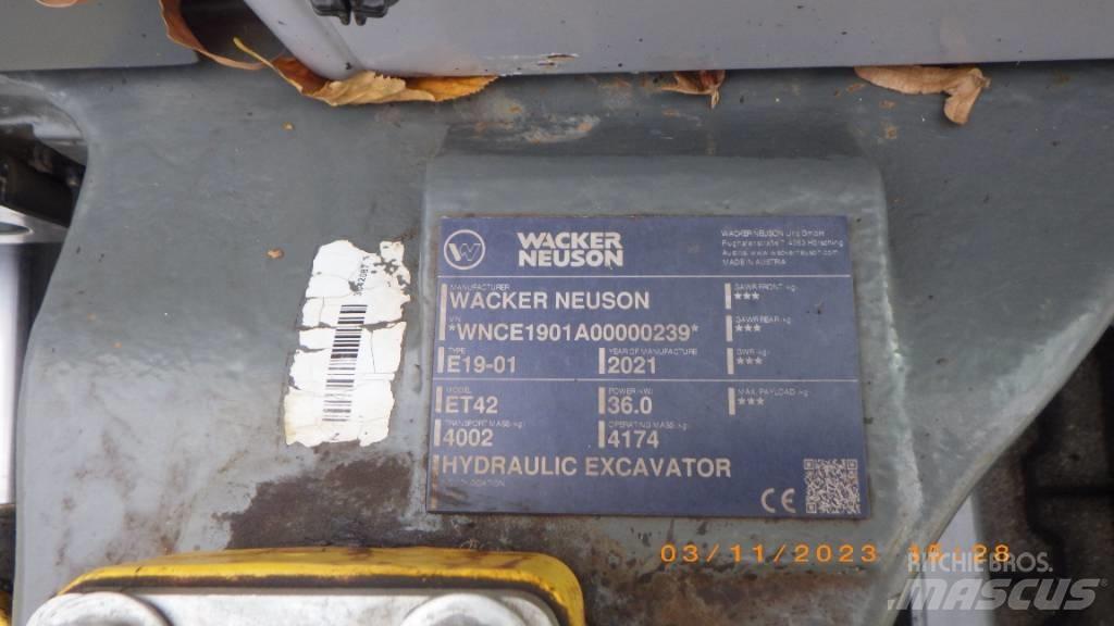 Wacker Neuson ET42 Vikšriniai ekskavatoriai