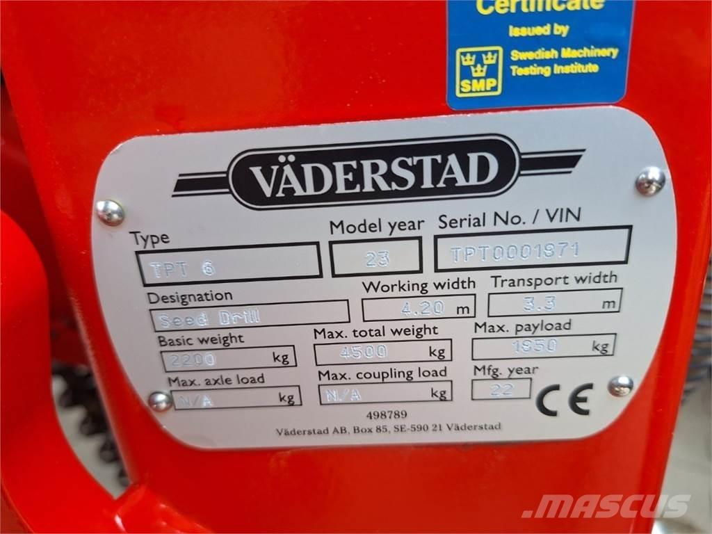 Väderstad TPT-6 Sėjimo technika