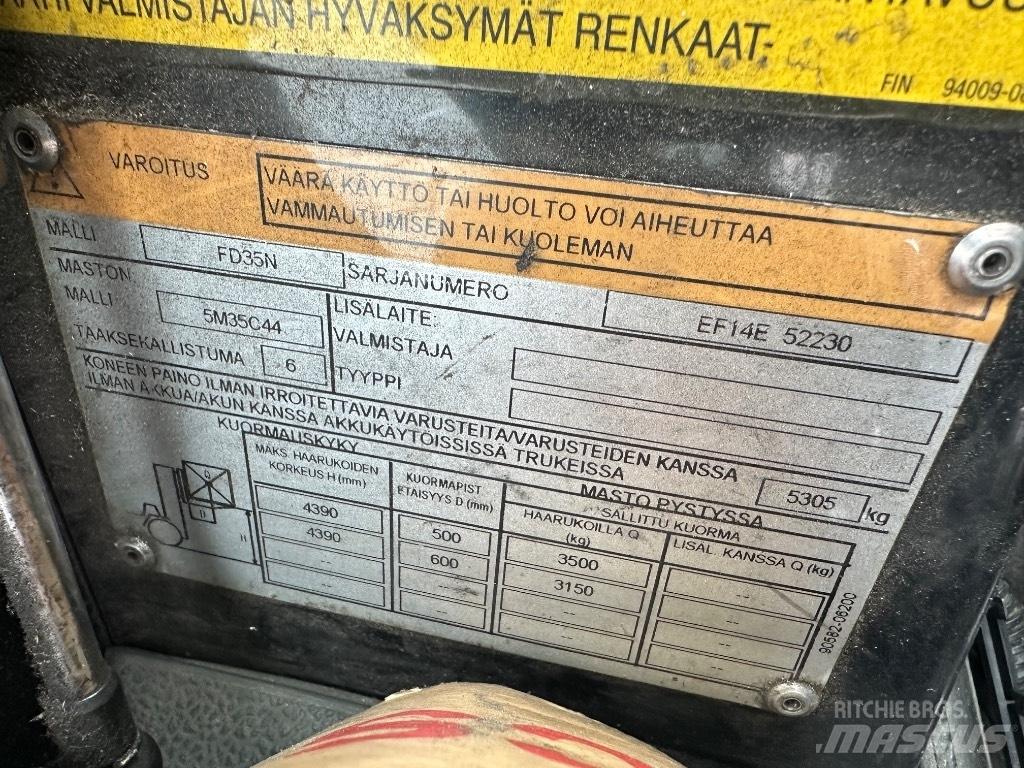 Mitsubishi FD 35 N Dyzeliniai krautuvai