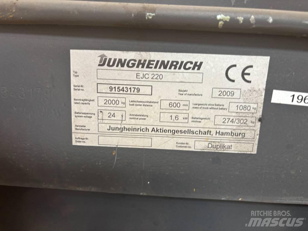 Jungheinrich EJC220 Rankiniai vėžimėliai