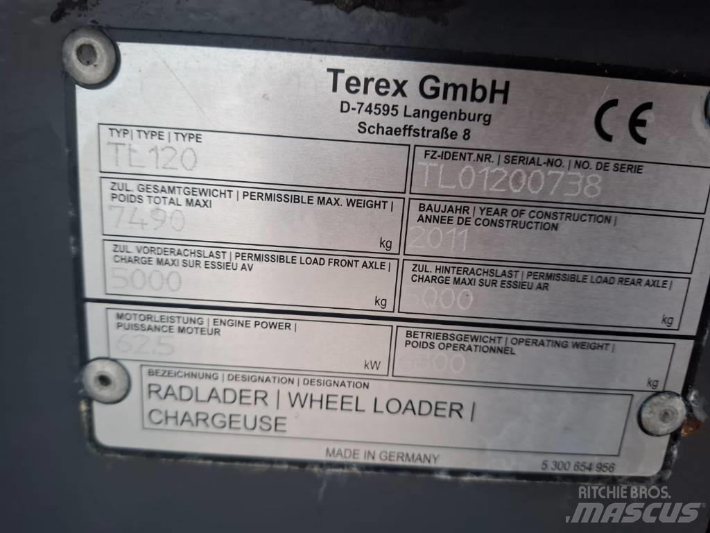 Terex TL 120 Naudoti ratiniai krautuvai