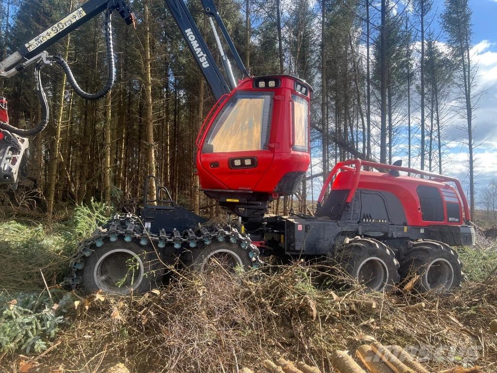 Komatsu 901 XC Miško technika (Harvesteriai)