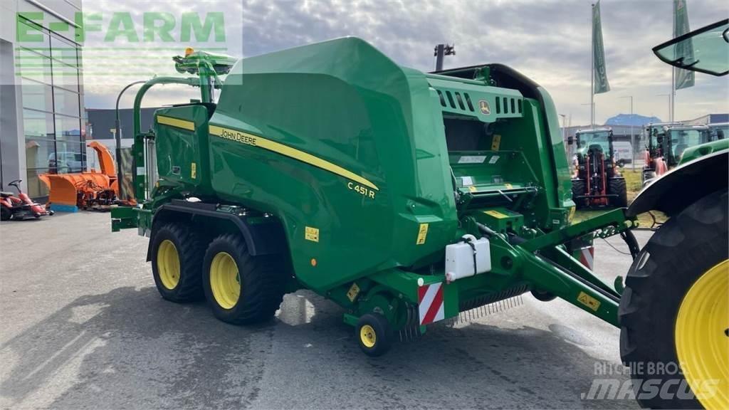 John Deere c451r Stačiakampių ryšulių presai
