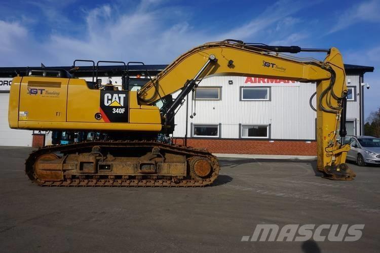 CAT 340 Vikšriniai ekskavatoriai